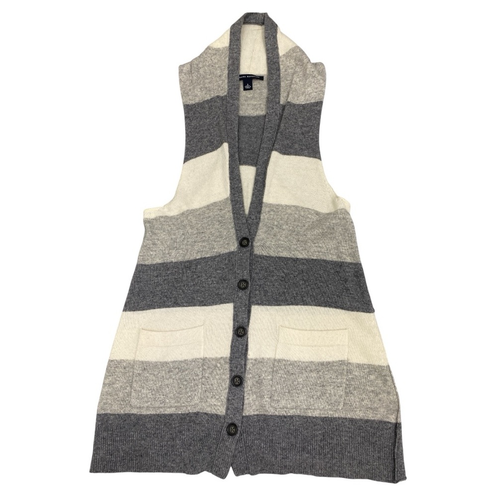 Banana Republic Wool Cashmere Blend Sweater Vest Racerback  Size Small
